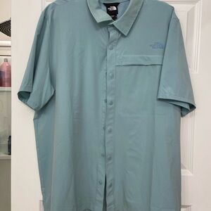 The North Face Men's Light Blue Casual Shirt